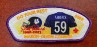 Mason Dixon- FOS 2022 (Scott Paddack) Do Your Best  Mason-Dixon Council #221(not active) merged with Shenandoah Area Council