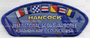 Patch Scan of 2017 HANCOCK CSP BLUE