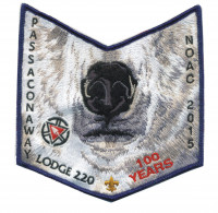 polar bear NOAC pocket patch (34401) Daniel Webster Council #330