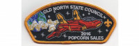 Popcorn Sales 2016 Space Jet Orange Border Old North State Council #70