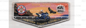 Patch Scan of NOAC 2022 Flap - Motorcycle Rider (PO 100428)