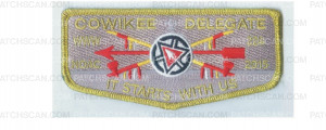 Patch Scan of Cowikee Lodge NOAC flap (gold)