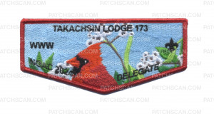 Patch Scan of Takachsin Lodge 173 NOAC 2024 "Delegate" (Flap)