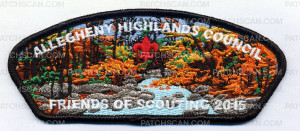 Patch Scan of Allegheny Highlands FOS 2015