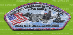 Patch Scan of 2023 NSJ Western Mass F-15C Eagle (Variegated) 