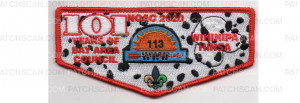 Patch Scan of NOAC 2020 Fundraiser Flap Dalmatian (PO 89070)