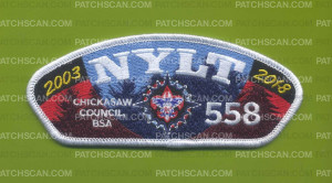 Patch Scan of 2003-2018 NYLT CSP 558 (Chickasaw Council)