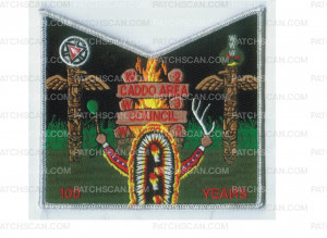 Patch Scan of Akela Wahinapay NOAC pocket patch silver border