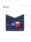 Patch Scan of Colonneh Lodge 137 (Texas Flag) Bottom Piece