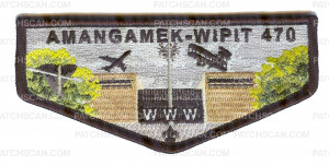 Patch Scan of Amangamek-Wipit 470 WWW Air & Space Museum Flap