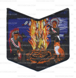 Patch Scan of 74 2022 NOAC Cheerful pocket patch black border