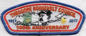 Patch Scan of TRC 100TH ANNIVERSARY CSP BLUE