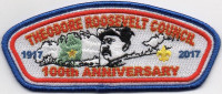 TRC 100TH ANNIVERSARY CSP BLUE Theodore Roosevelt Council #386