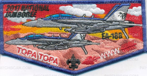Patch Scan of 2017 National Scout Jamboree EA-18C Topa Topa -pocket flap