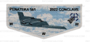 Patch Scan of Penateka 561 2022 Conclave Flap (Plane) 