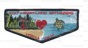 Patch Scan of 2017 Heartland Gathering Turtle Set - CGC - OA Flap