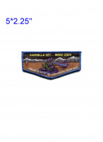 Cahuilla 127 NOAC 2024 flap green & purple snake California Inland Empire Council #45