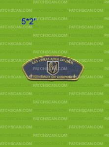 Patch Scan of Las Vegas Area Council NOAC 2024 Knights (Gold CSP)