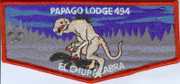 Papago Lodge 494 - pocket flap - Chupacabra Catalina Council #11