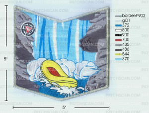 Patch Scan of EMPTY RAFT POCKET SILVER