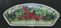 Nawakwa Lodge 3 Pavilion CSP (Silver Metallic)  Heart of Virginia Council #602