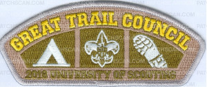 Patch Scan of Great Trail Council University of Scouting