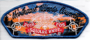 Patch Scan of Northeast Illinois Council Square Knot FOS 2018