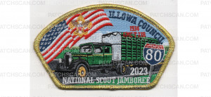 Patch Scan of 2023 National Scout Jamboree CSP #3 (PO 100150)