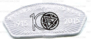 Patch Scan of Del-Mar-Va CCL 100 Years OA CSP (White)