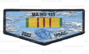 Patch Scan of Ma-Nu 133 2022 NOAC flap Vietnam