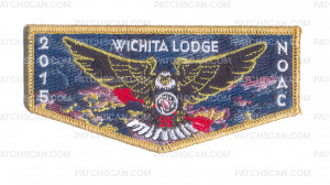 Patch Scan of K123912 - Northwest Texas Council - Trader Flap (Gold Metallic)