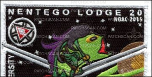 Patch Scan of Nentego Lodge 20 GA Flap 