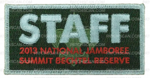 Patch Scan of 2013 National Jamboree - STAFF- Heart of Virginia Council-209682