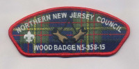 Wood Badge N5-358-15 (Northern New Jersey) 2 Beads Northern New Jersey Council #333