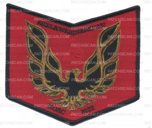 Patch Scan of AKELA WAHINAPAY 232 Fundraiser Bottom Piece (Red)  