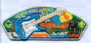Patch Scan of National Scout Jamboree 2013 - CIEC - Blue Guitar