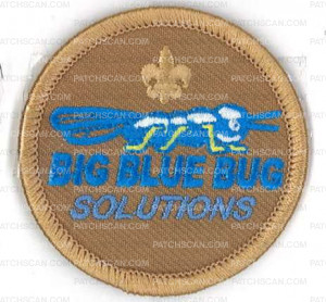 Patch Scan of X167886A BIG BLUE BUG (Jambo Patrol)