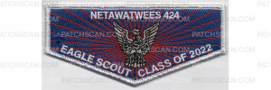 Patch Scan of Eagle Scout Class of 2022 Flap (PO 100909)