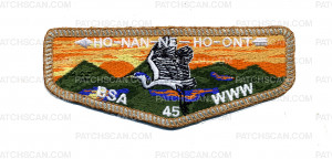 Patch Scan of Allegheny Highlands Council (HO-NAN-NE-HO-ONT Lodge) Flap 