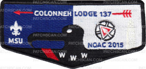 Patch Scan of Lodge 137 - NOAC - Delegate - Flap