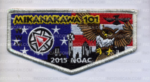 Patch Scan of NOAC 2015 - USA OA FLAP (BLACK)