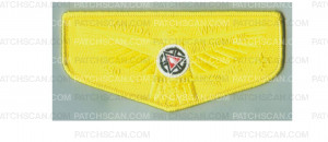 Patch Scan of Kawida Lodge flap Wimachtendienk yellow
