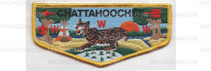 Patch Scan of Lodge Flap Yellow Border (PO 87652)