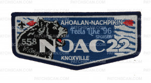 Patch Scan of AHOALAN-NACHPIKIN NOAC 2022 FLAP (Blue) 