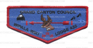 Patch Scan of Wipala Wiki Lodge 432 Grand Canyon Council flap