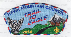Patch Scan of Hawk Mountain Council Trail To Eagle 2014