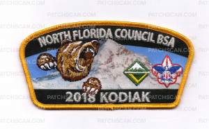 Patch Scan of North Florida Council BSA - 2018 Klondike CSP (Photo Combo)