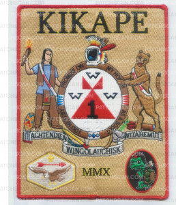 Patch Scan of Kikape Chapter jacket patch (85282)