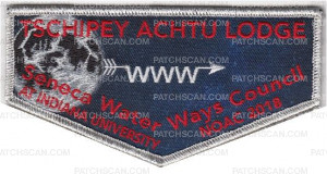 Patch Scan of Tschipey Achtu Lodge NOAC 2018 Flap silver