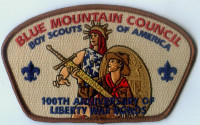 BMC LIBERTY WAR BONDS BROWN  Blue Mountain Council #604